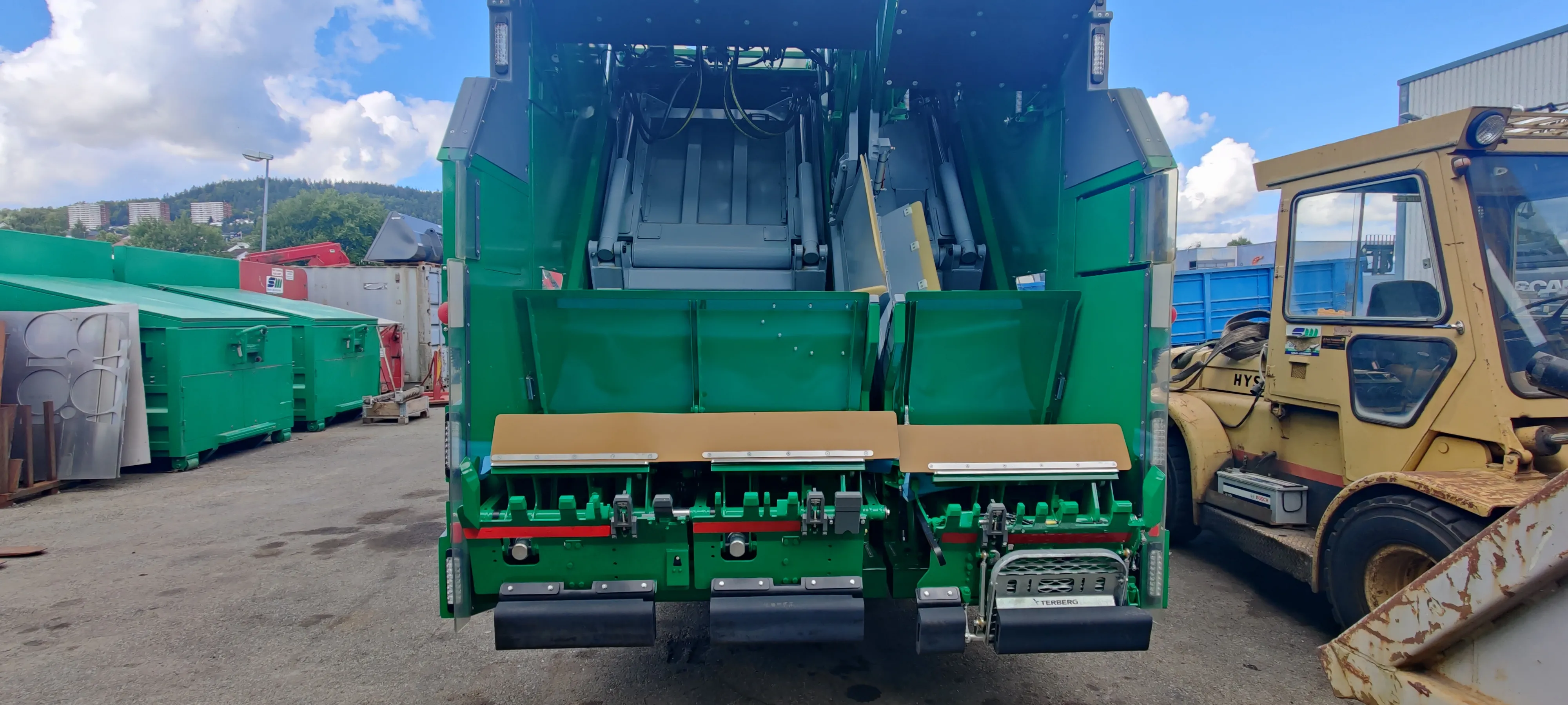 Terberg OLTP Viking to-kammer baklaster med lift